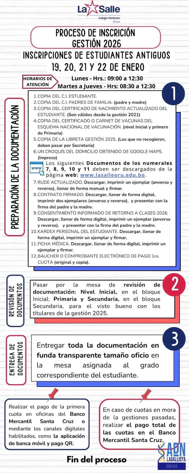 Comunicado Inscripciones 2026 - Estudiantes Nuevos